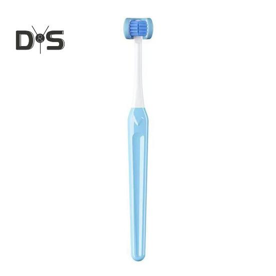 

Зубная щетка для домашних животных, набор для чистки зубов для кошек, собак, ультрамягкая щетина, инструмент для ухода за полостью рта, набор зубных щеток для предотвращения налета и зубного камня синий