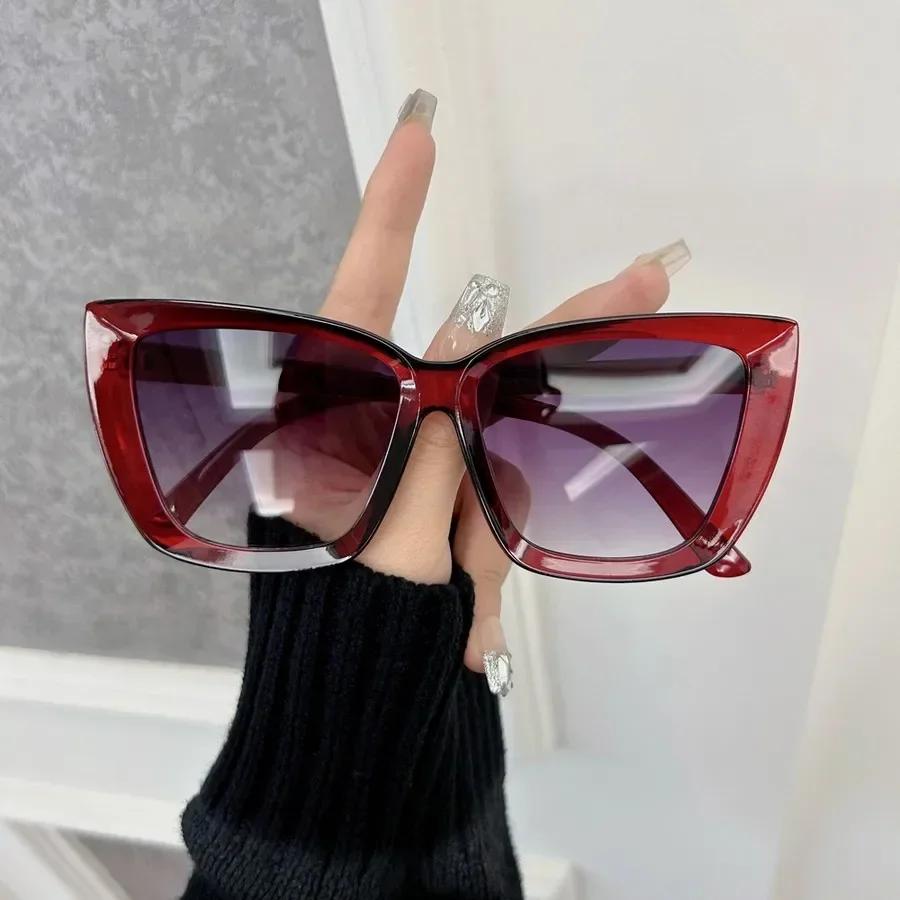 Casual Retro Cat Eye Sunglasses Women Men Vintage Square Female Male Glasses Small Frame Fashion