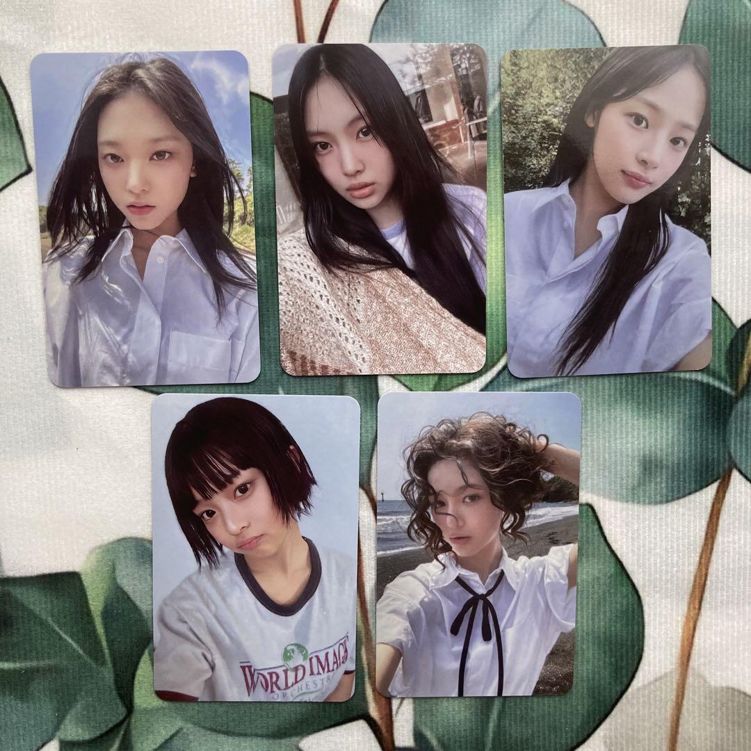 

[USED] NEWJEANS how sweet 1st week winner Sanok pre-recorded trading cards 5 pieces