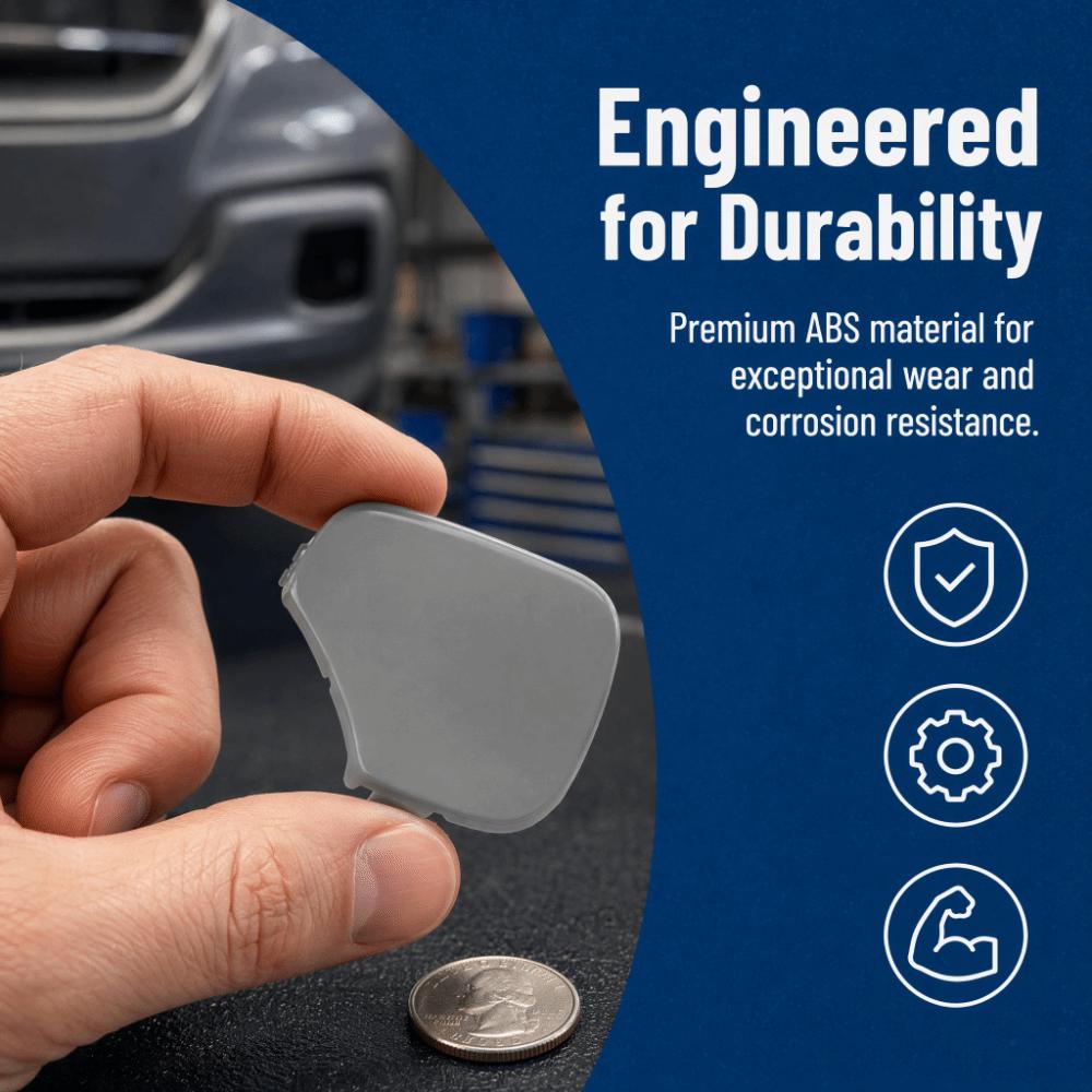 Gray Towing Eye Cap Front Tow Trim for FORD FIESTA MK6 2005 -up Towing Hole Conceal