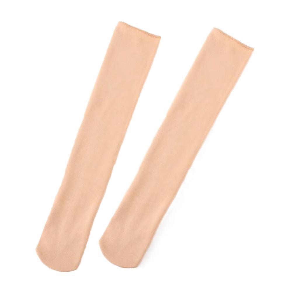 Thickened Home Floor Socks Velvet-lined Women's Hosiery Leg Warmers Mid Tube Socks Free Size