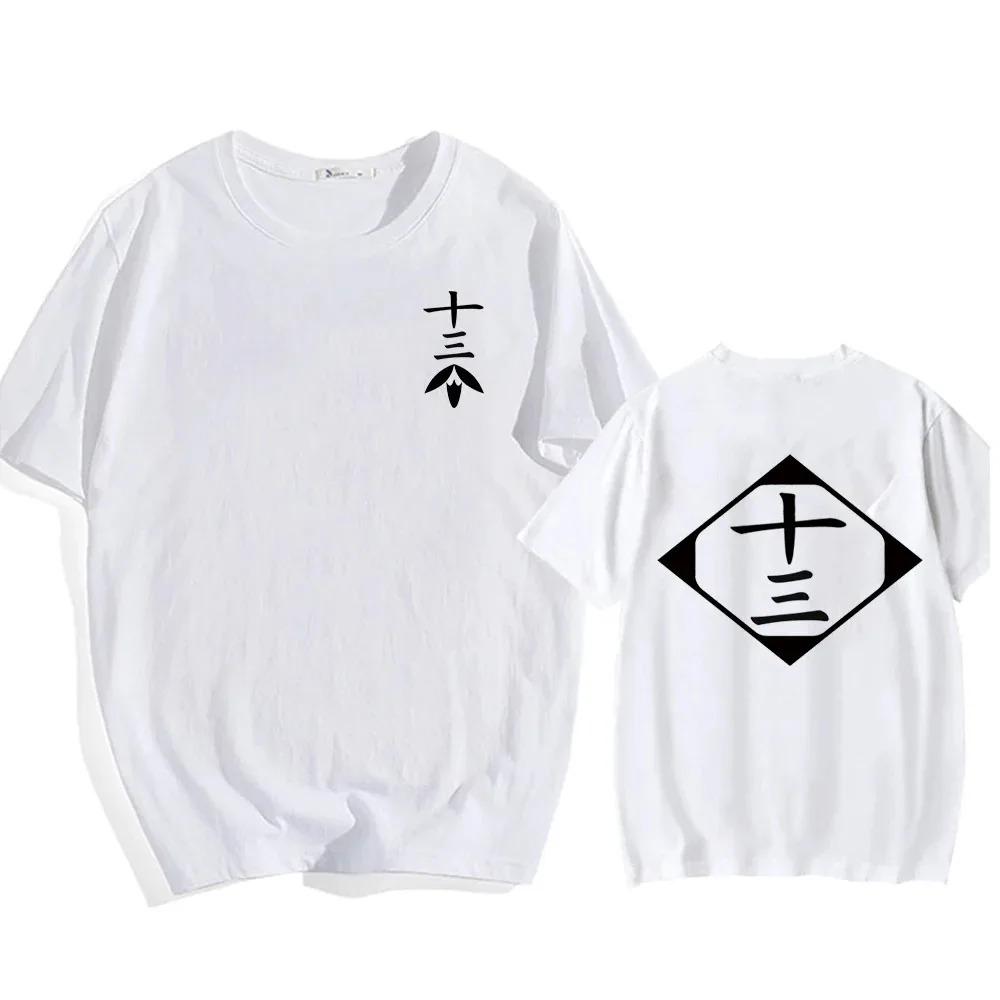 Hot Sale Anime Cotton T-Shirt Bleach Cosplay Shirt Zaraki Kenpachi Unisex Women O-Neck Short Sleeve Tee Fashion Tshirt For Fans