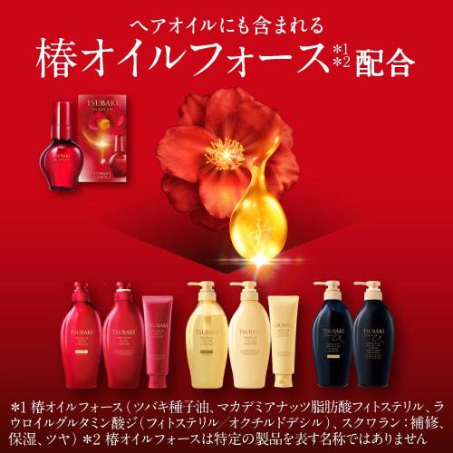 TSUBAKI Oil Force <Hair Oil> Gloss Damage Repair Perm Color Drying Camellia Oil Heat Dryer Iron