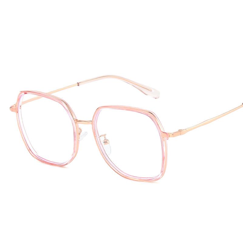 TR90 Material Woman Eyeglass Frames Square Shape Anti Blue Light Men's Glasses Fashion Stylish Woman's Eyeglasses