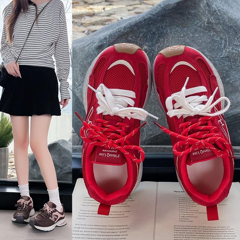 New Fashion Casual Shoes Women's Platform Heightening Sports Shoes Versatile Comfortable Breathable Shoes Women's Shoes