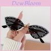 Cat Eye Sunglasses With Gold Metal Frame Uv400 Protection For Trendy Summer Outings