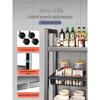 Multi-Layer Kitchen Storage Rack: Floor-Standing Vegetable, Pot, and Microwave Oven Organizer