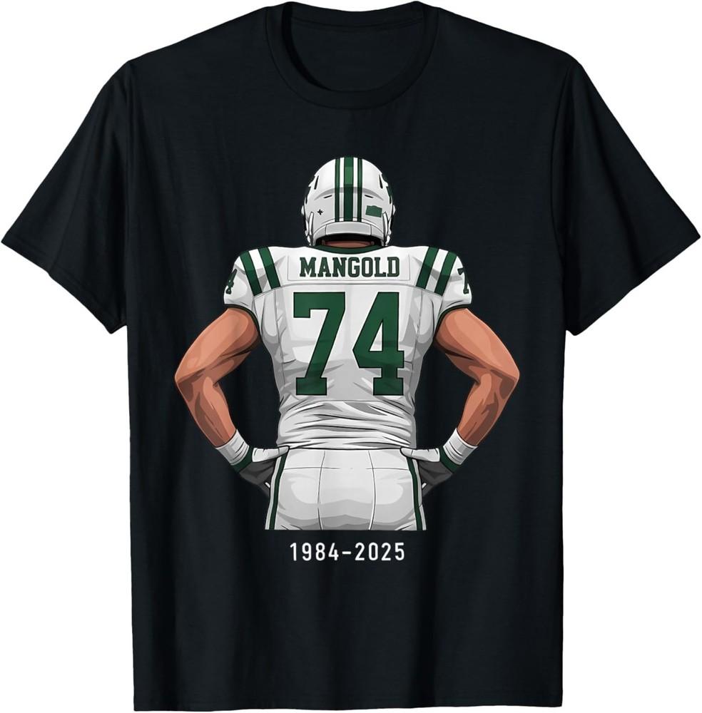 Nick Mangold A True Jet 74 Football Legend Memorial T-Shirt M