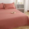 Bed Sheet Summer Single Piece Modern Simple Solid Color Washed Cotton Bed Four-piece Set Dormitory Quilt Bedding