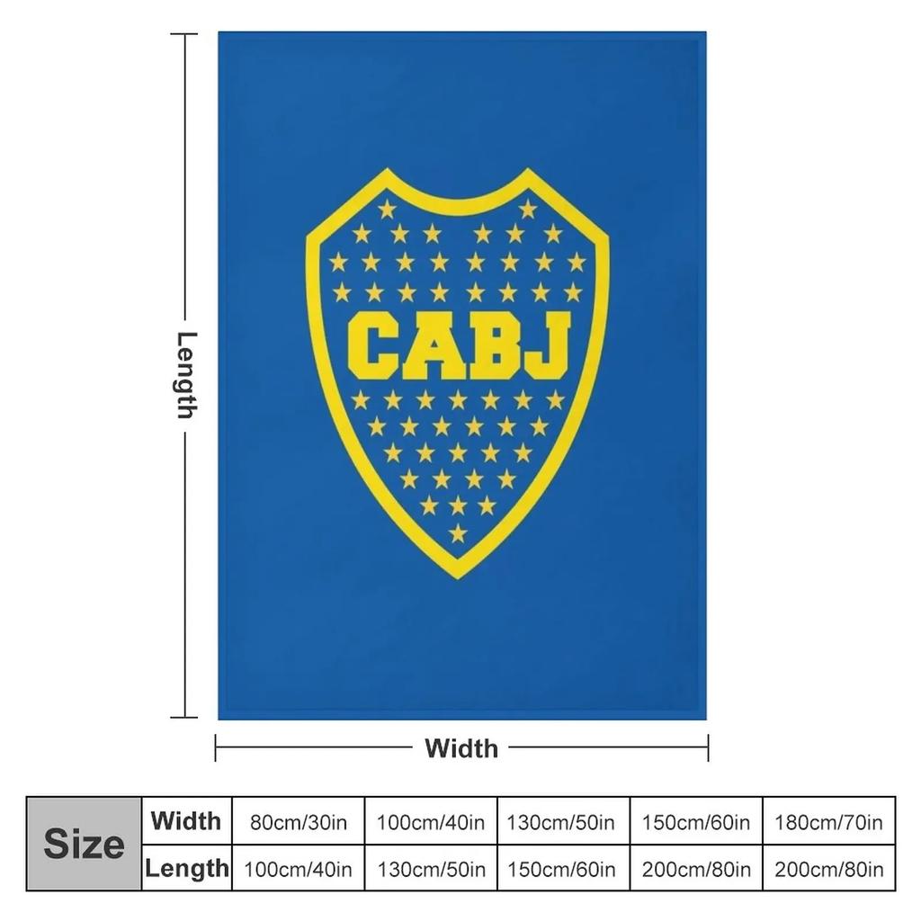 Boca Juniors CABJ Throw Blanket Blanket For Sofa Fluffy Soft Blankets Bed covers Cute Blanket Plaid