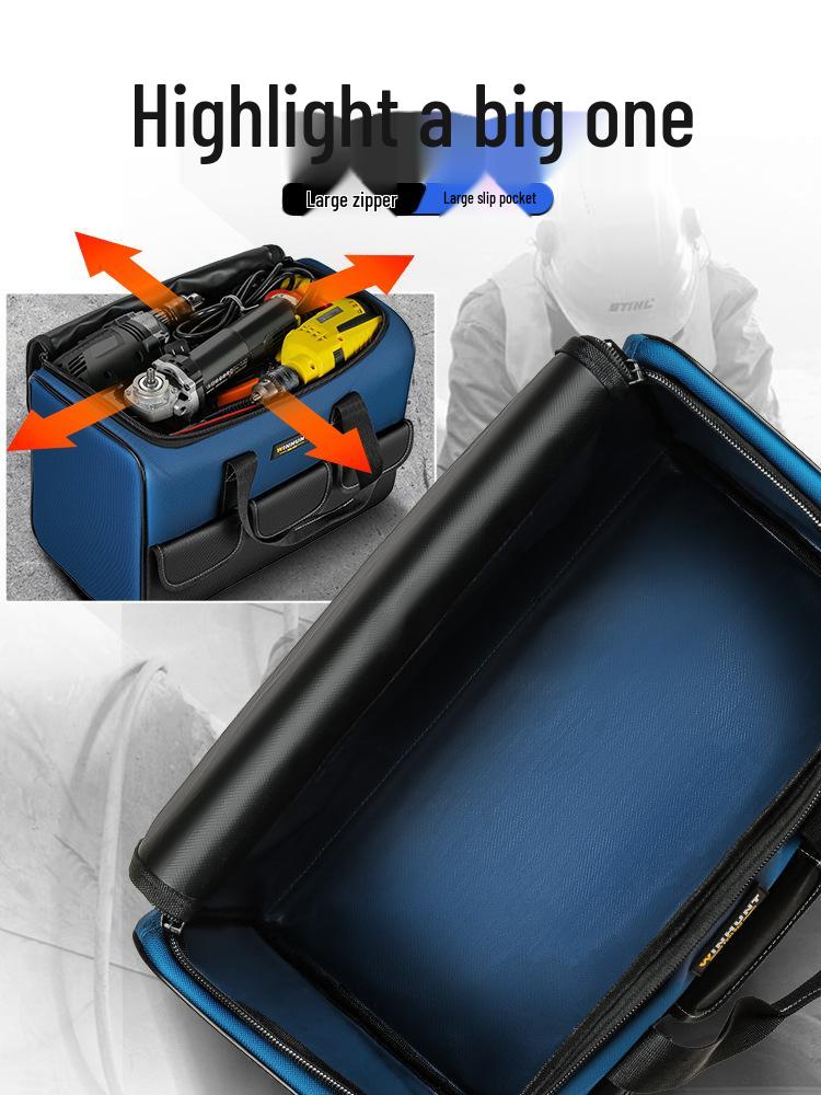 Everwinners Sturdy Multifunctional Canvas Tool Bag for Electricians