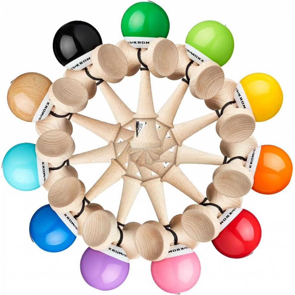 Wisee Kendama Krom Pop Chrome Pop Lol Sticky Clear  Orange  Orange