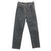 90s Made In USA 501 Old Dyed Black Straight Denim Pants Women Used