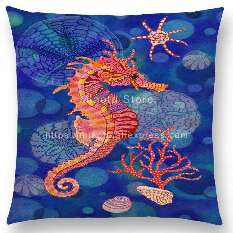 

Новые принты цветов индиго наволочка для дивана наволочка букет цветы бабочка сад колибри морской конек весна лето 66x66cm