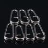 100Pcs High Strength Fishing Oval Split Rings Stainless Steel Split Rings Fishing Lures Connector Lures Rings Enduring