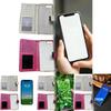 Apple Iphone 7 Plus Leather Phone Case With Carbon Fiber Material Shockproof Stand Magnetic For Business Use