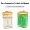 1: 12 Scale Miniature Shoe Cabinet Model with Doors And 2 Drawers Mini