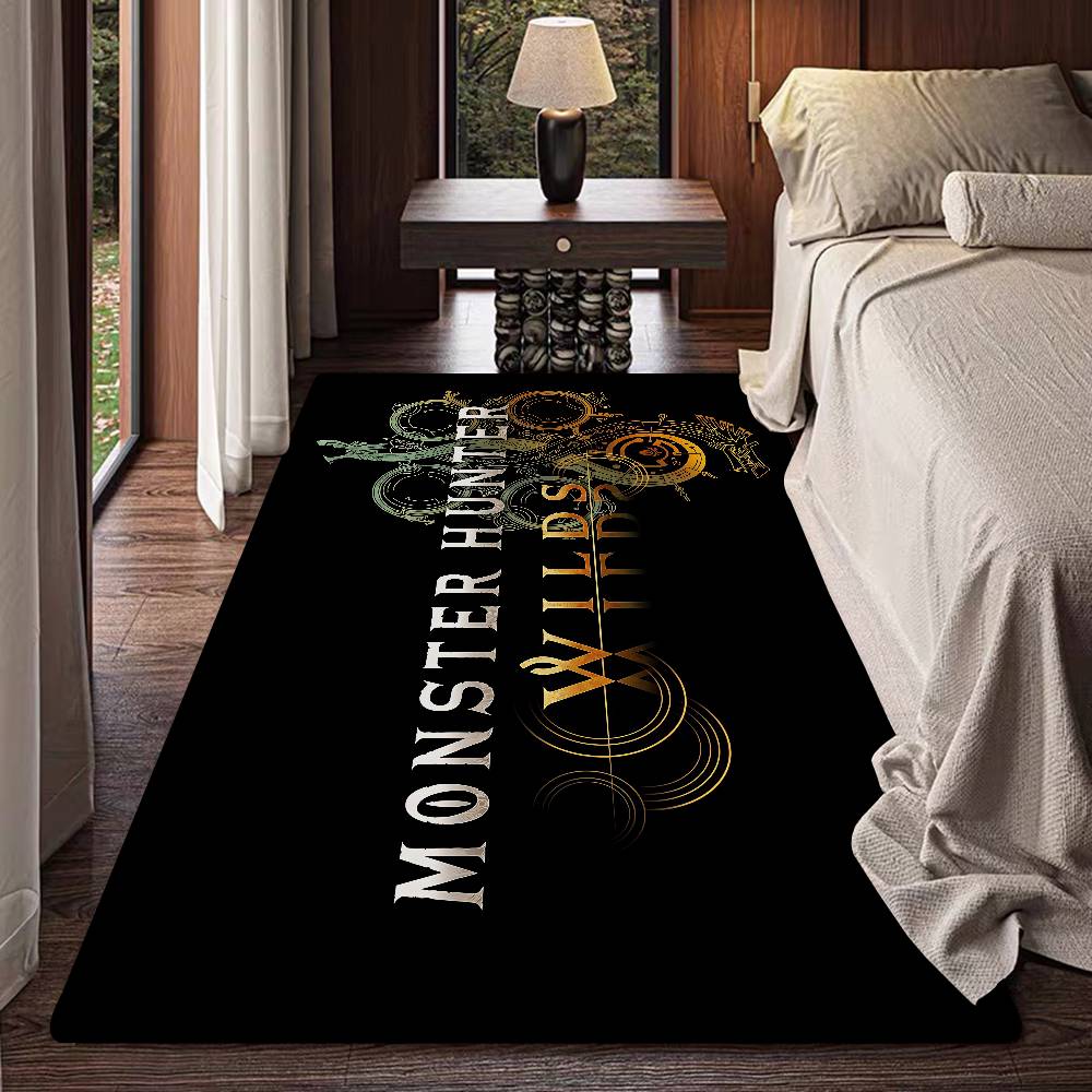 Monster Hunter Fashion Room Mats Retro Multiple Choice Living Room Kitchen Rug Non-Slip Welcome Rug