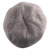Polyester Lady Fleece Checkered Pattern Round Beret Women Beret Winter Autumn Hat Korean Style Hat