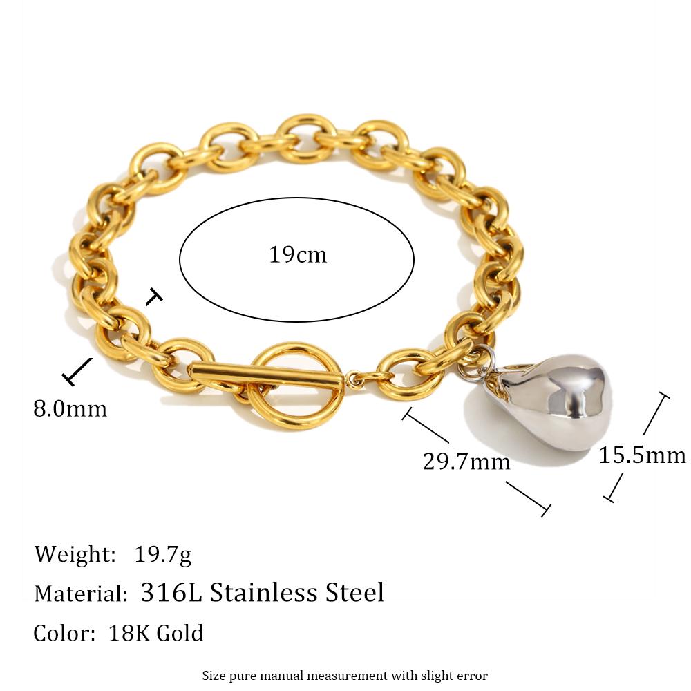 

MamacitaSlay 316L Stainless Steel Irregular Pendant Necklace Bracelet Earring Set For Women s Charm Waterproof Zircon Set Gift