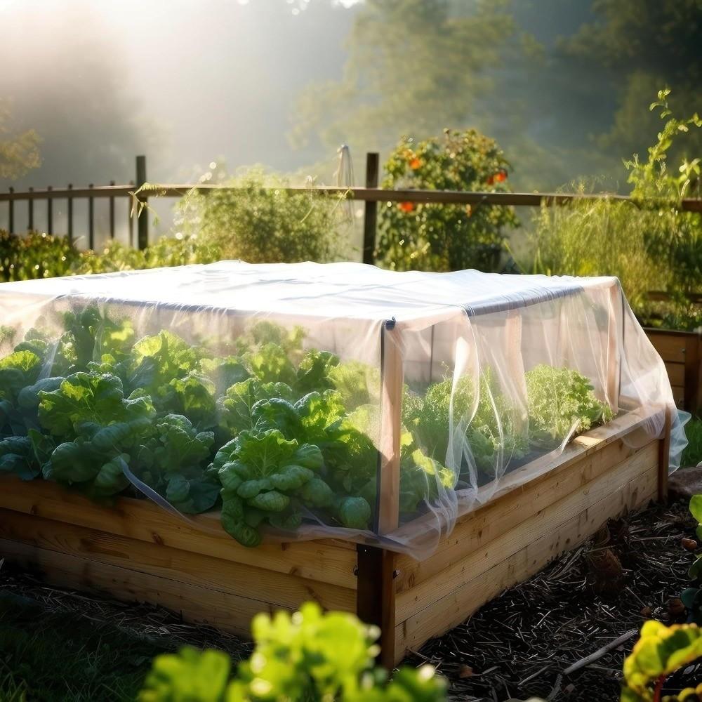 Ultrafeinmaschiges Gartengemüsenetz Atmungsaktives Netzgewebe Pflanzen Netzabdeckung UV-beständig Reißfest