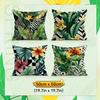 Tropical Plant Leaves Pillowcase Printed Polyester 40/45/50Cm Throw Pillowcover Decorative Sofa Cushion Pillowslip Home Decor