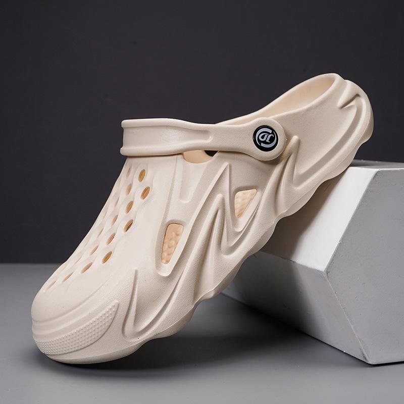 Men Sandals Summer Casual Shoes Breathable Mesh Couple Roman Wading Beach Slippers Foam Runners Camouflage Men Swimming Sandals