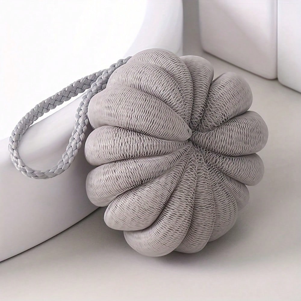 1 pièce Grande Boule de Douche Ultra Douce, Outil de Douche pour Frotter le Dos et Serviette de Bain