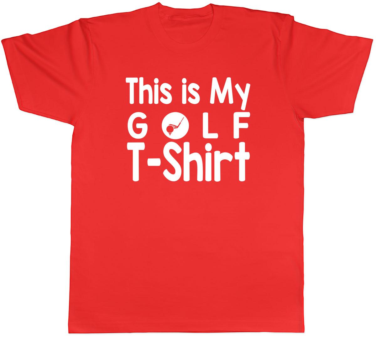 This is my Golf TShirt Unisexs Unisex TShirt Tee S