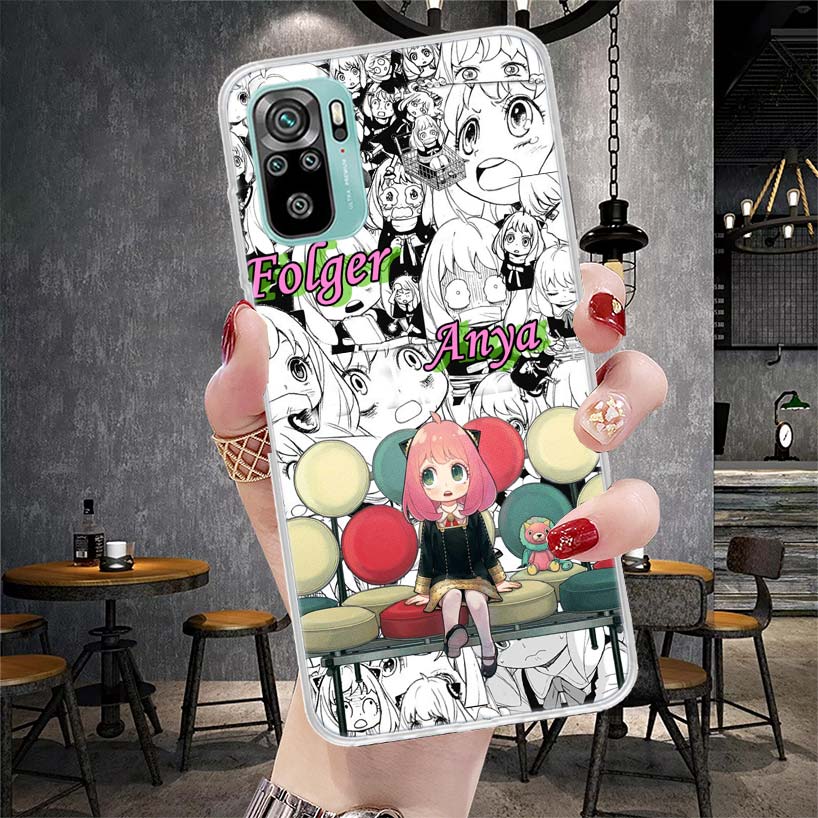 Anime Spy Family Soft Phone Case For Xiaomi Redmi Note 15 14 14S 13 12 Pro Plus 12S 11 11S 11E 10 10S 11T 5G Fundas Coque Redmi