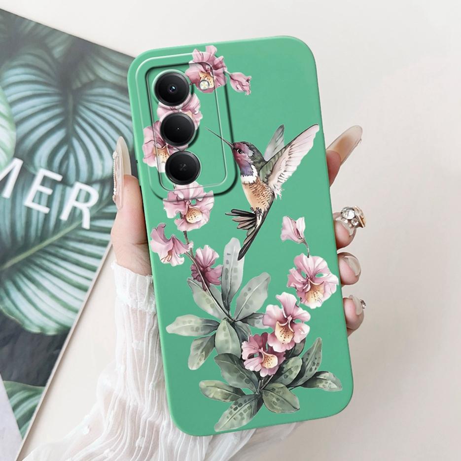 For Xiaomi Redmi 15 Case 2025 Cute Cat Flowers Painted Cover Soft Silicone Phone Case For Xiaomi Redmi 15 Redmi15 4G Fundas Bags