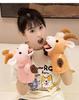 Fox & Crow Plush Hand Puppets for Storytelling with Sheep Gloves