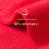 Nanjiren Men's Embroidered Lucky Red Cotton Mid-Calf Socks