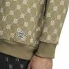 Adidas Neo Patterned Round Neck Long Sleeve Sweatshirt Unisex Sweatshirt Khaki HM1993