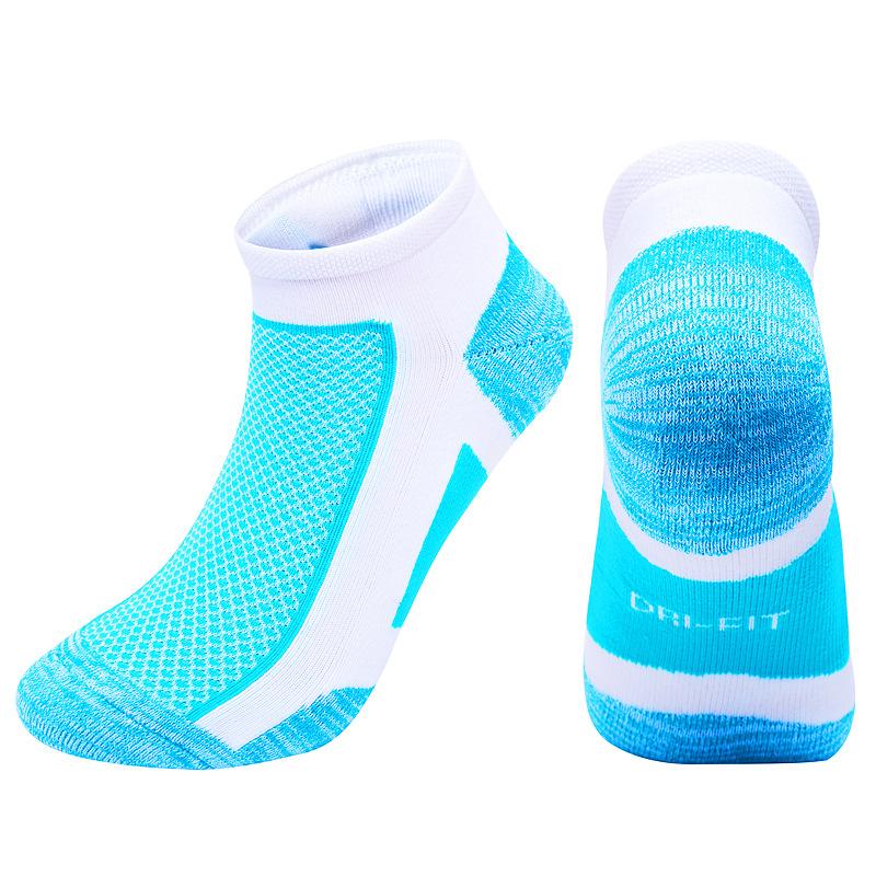 Sport Socks Women Men Outdoor Activity Athletic Running Training Marathon Short Sock Cotton Cushion Breathable Fitness Ankle Low Cut Sock