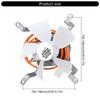 120W Barbecue Grills Fan Motor Cooling Motor Fan Preventing Backfire Motor Aluminum Alloy Kitchen Barbecue Supplies
