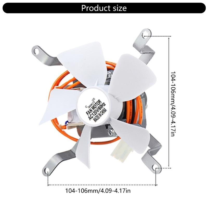 120W Barbecue Grills Fan Motor Cooling Motor Fan Preventing Backfire Motor Aluminum Alloy Kitchen Barbecue Supplies