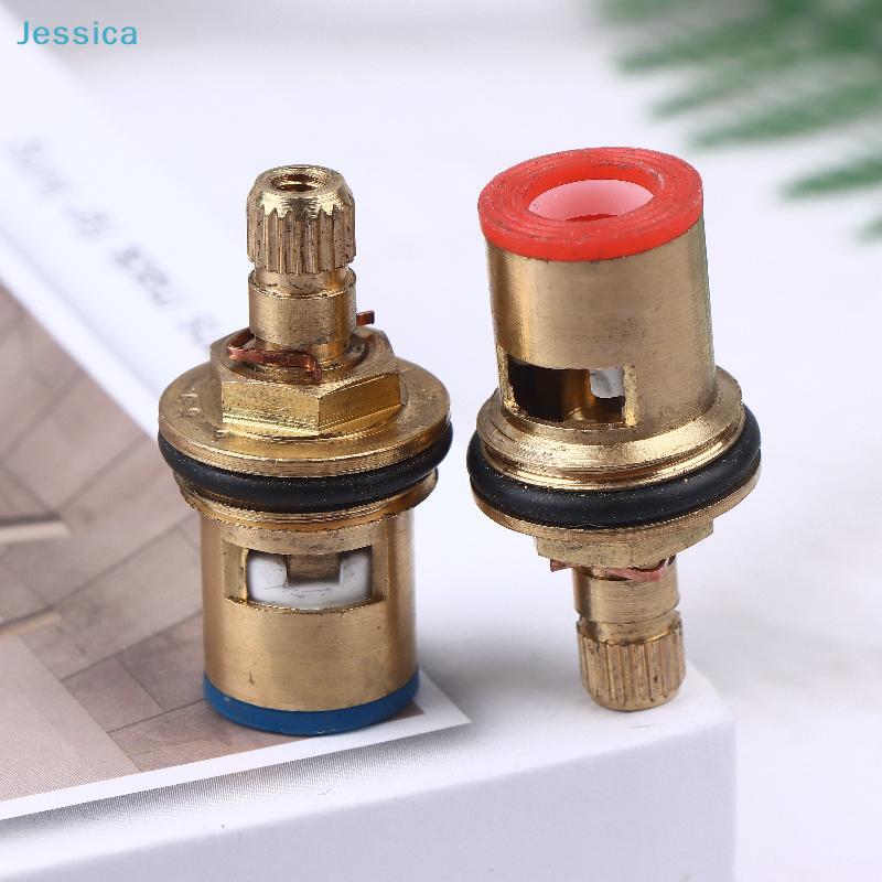 All-Copper Faucet Valve Core | Bi-Directional Brass Cartridge Replacement for Bathroom/Kitchen Faucets