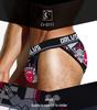 ORLVS Men's Ice Silk Seamless Sport Briefs: High-Cut, Breathable, Quick-Dry, Low-Waist U-Pouch.