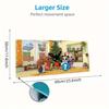 Bing Custom Name Large Size Mouse Pad Large Gaming Table Cushion Non-slip Laptop Tablet Big Mousepad XXL Mat Mini PC Playmat With Lock Edge