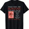 Pánské tričko Monty Python Co Římané udělali pro nás_ Vtipné tričko s římskou historií Ležérní střih Retro grafické tričko