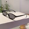 Vintage Oval Sunglasses Women  New Chic Candy Color Gradient Shades Trendy Fashion Brand Design Outdoor Sun Glasses