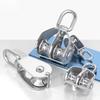 Single/Double Wheel Lifting Pulley Roller Mini U-Shaped Fixed Sliding Roller  Crane