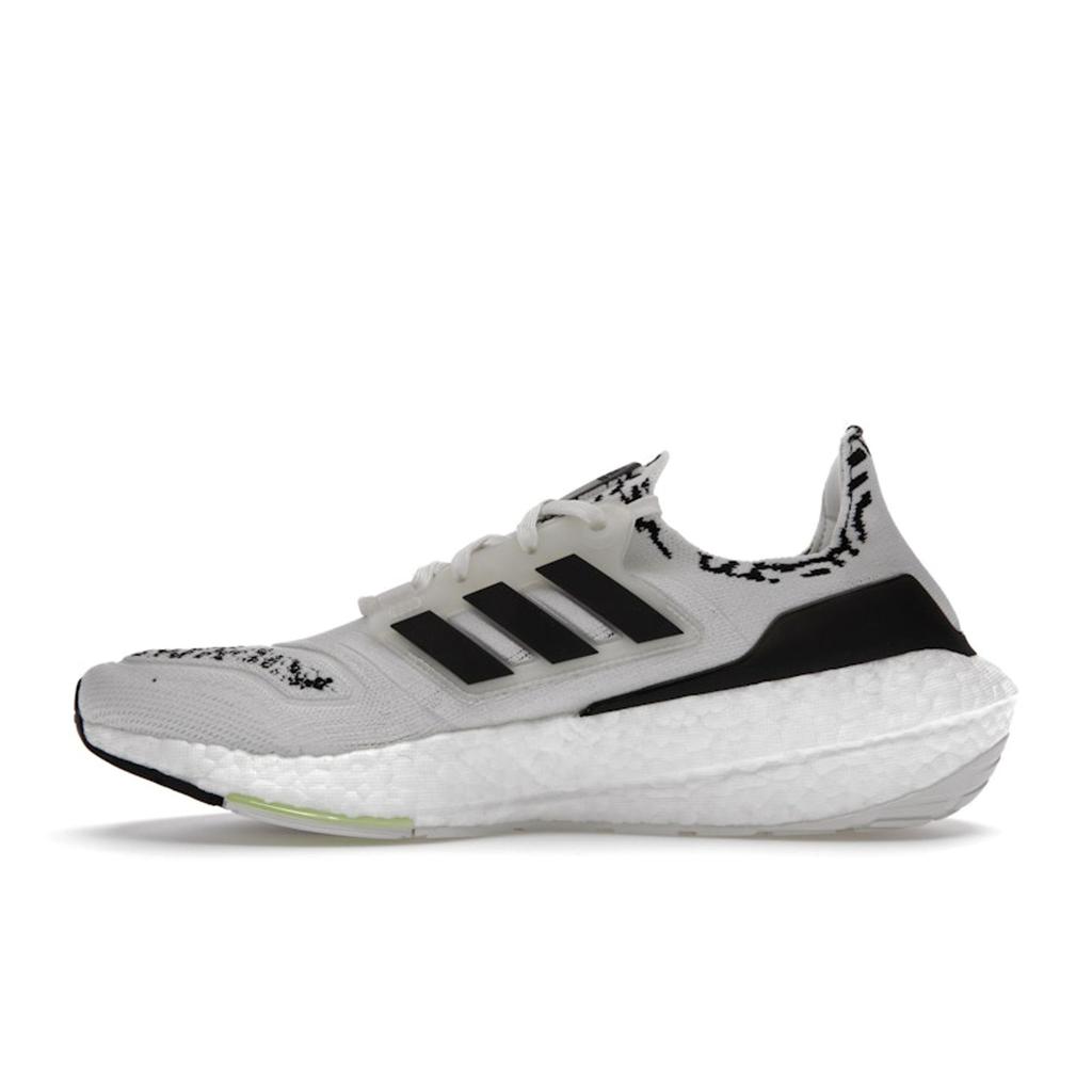 Adidas UltraBoost 22 Non Dyed Zebra Unisex Sneakers White Core-Black Almost-Lime GX5573