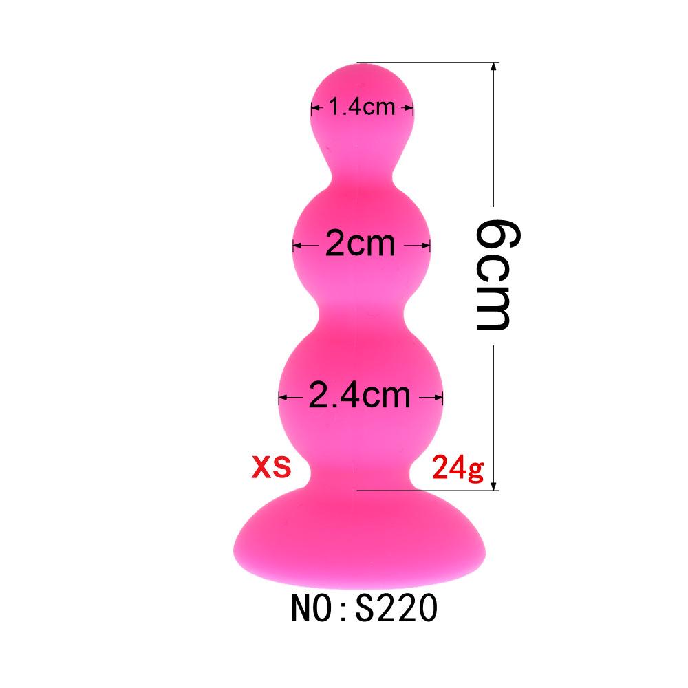 Silicone Detachable Tail Excluding Diamond Screw Anal Plug Accessory