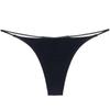 8 PZ Perizoma Bikini Sottile Intimo da Donna in Cotone Morbido e Seta Lattiginosa Taglio Alto per Luna di Miele Colore