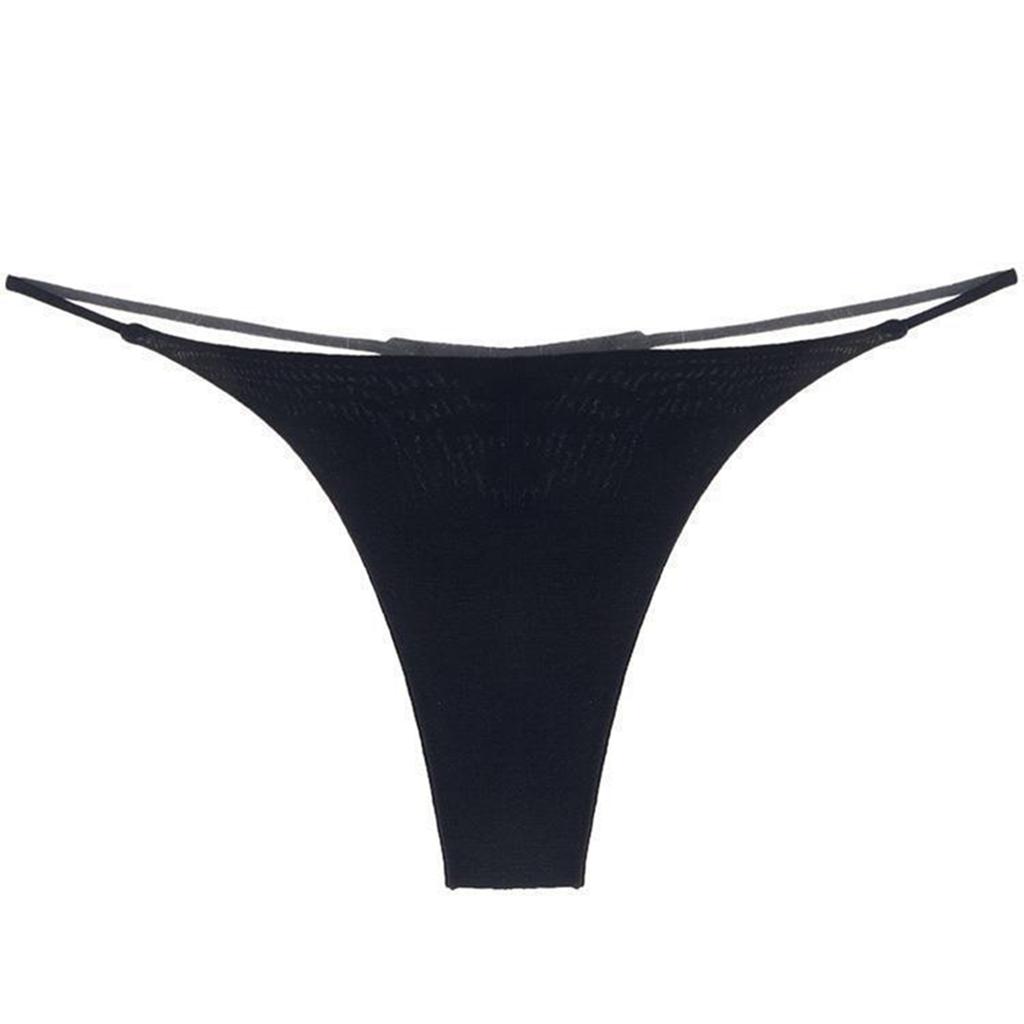 8 PZ Perizoma Bikini Sottile Intimo da Donna in Cotone Morbido e Seta Lattiginosa Taglio Alto per Luna di Miele Colore