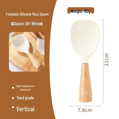 Ruhan Stand-Up Silicone Rice Spoon