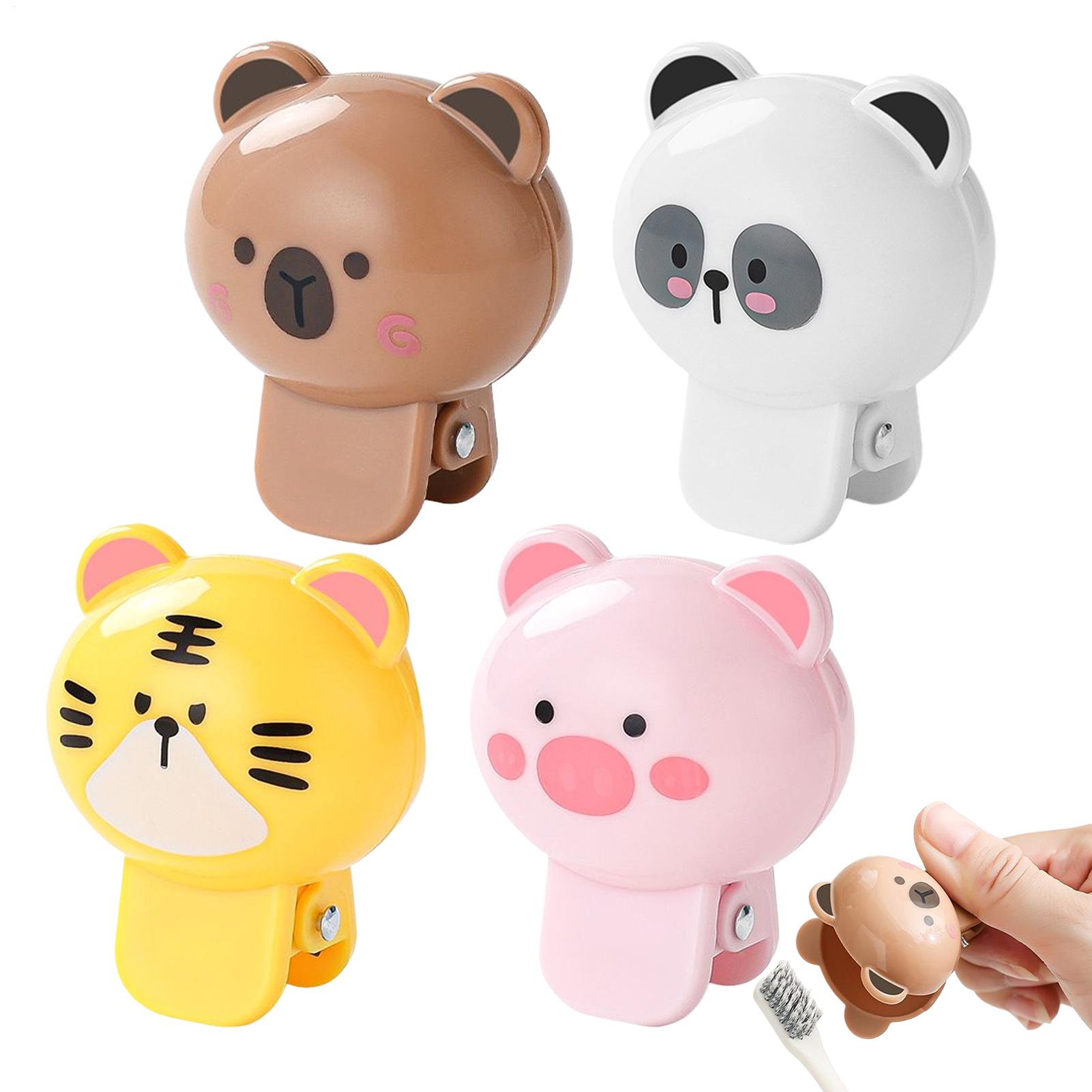 Toothbrush Head Cover Cute animal toothbrush holder Toothbrush Protector Cover dustproof toothbrush head protective clip China Mainland