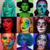 Paleta farb do malowania twarzy i ciała Athena, 20 kolorów, duża, czarno-biała, profesjonalna, do tatuaży błyskowych, Halloween, SFX, imprezowa, artystyczna, kostiumowa, festiwalowa, sceniczna, cosplay